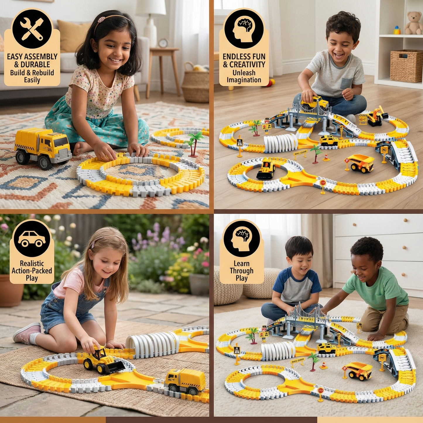 Adventure Race Track with Track Cars