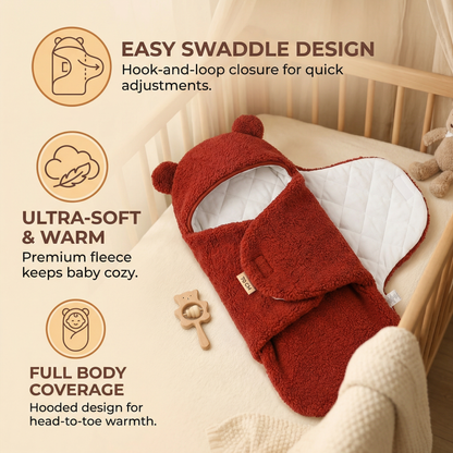 Baby Blanket and Pajamas in a Bear Design
