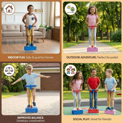 Children's Foam Pogo Jumpers – Jumping Toy for Indoors & Outdoors