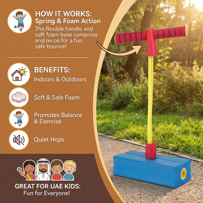Children's Foam Pogo Jumpers – Jumping Toy for Indoors & Outdoors