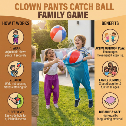 Clown Pants Catch Ball Family Game