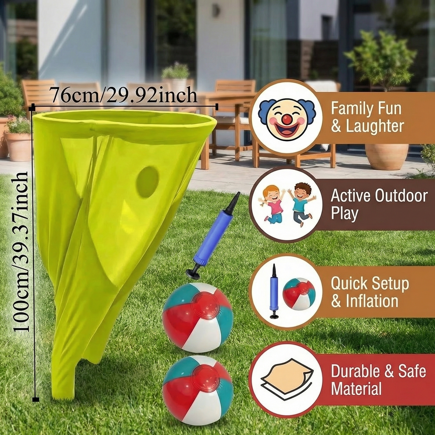 Clown Pants Catch Ball Family Game