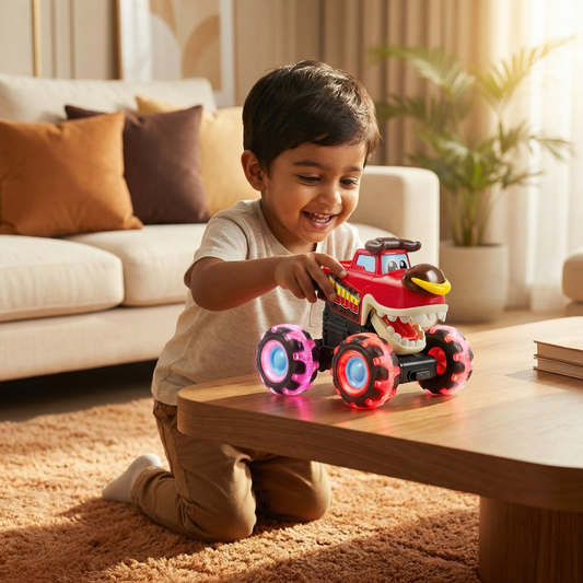 Light-Up Monster Truck Toy Cars
