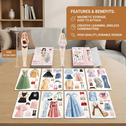 Magnetic Fashion Playset for Children