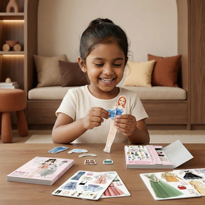 Magnetic Fashion Playset for Children