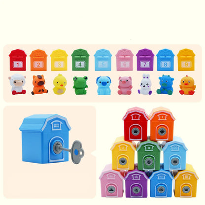Montessori Farm Learning Train Toy for Kids