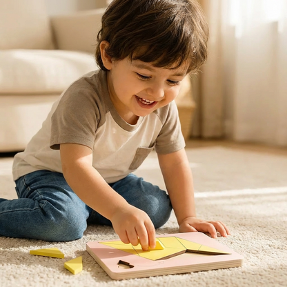 Wooden Tangram Puzzle Game