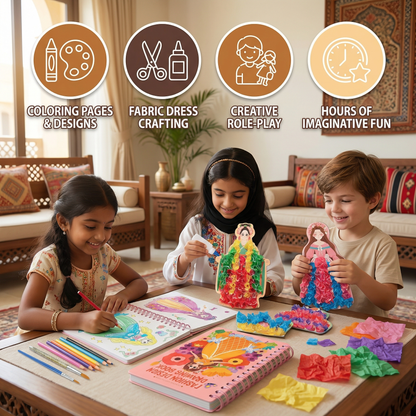 Princesses Coloring and Craft Book