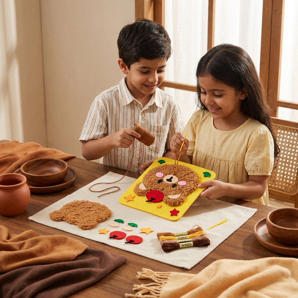 DIY Embroidery Doll Kit