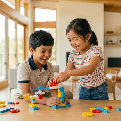 3-in-1 Science and Technology Building Block Playset
