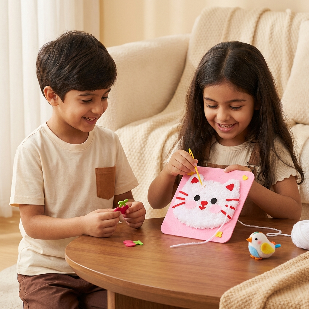 DIY Embroidery Doll Kit