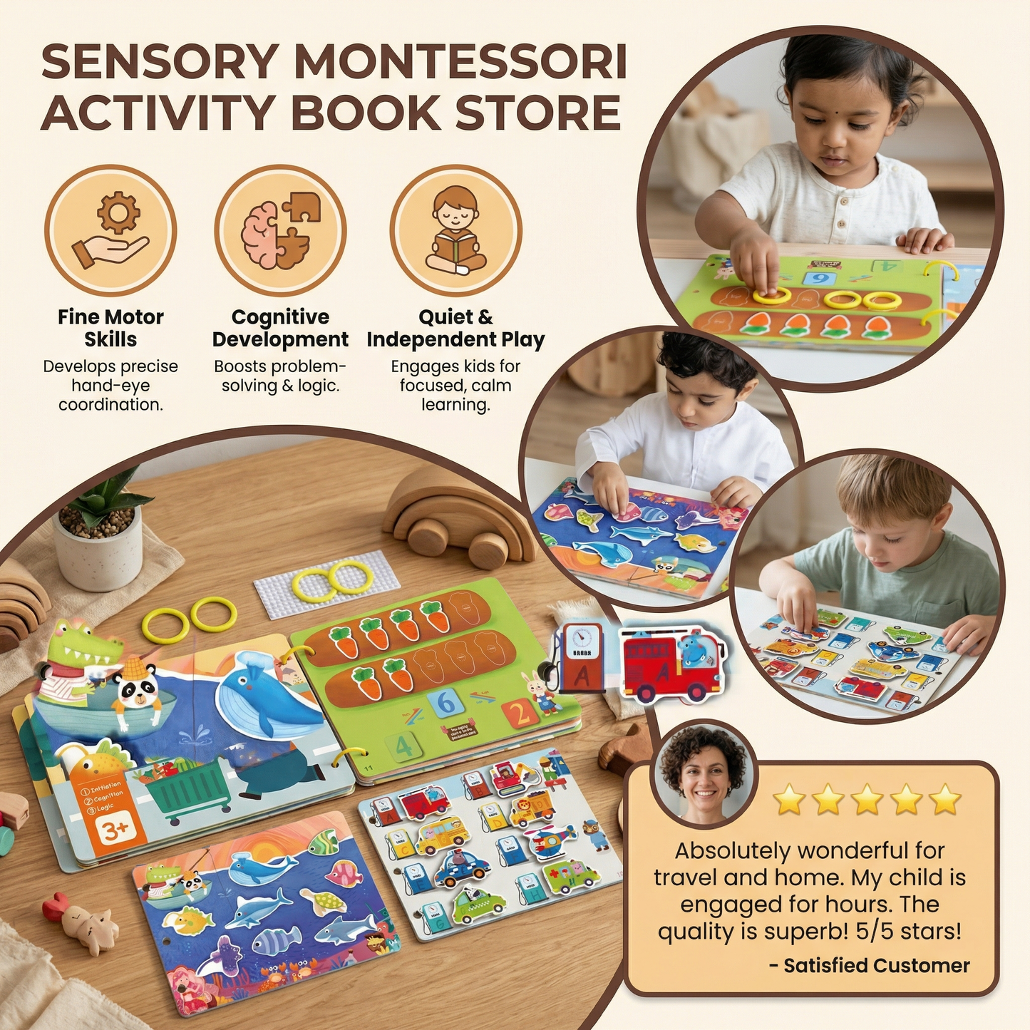 Sensory Montessori Activity Book