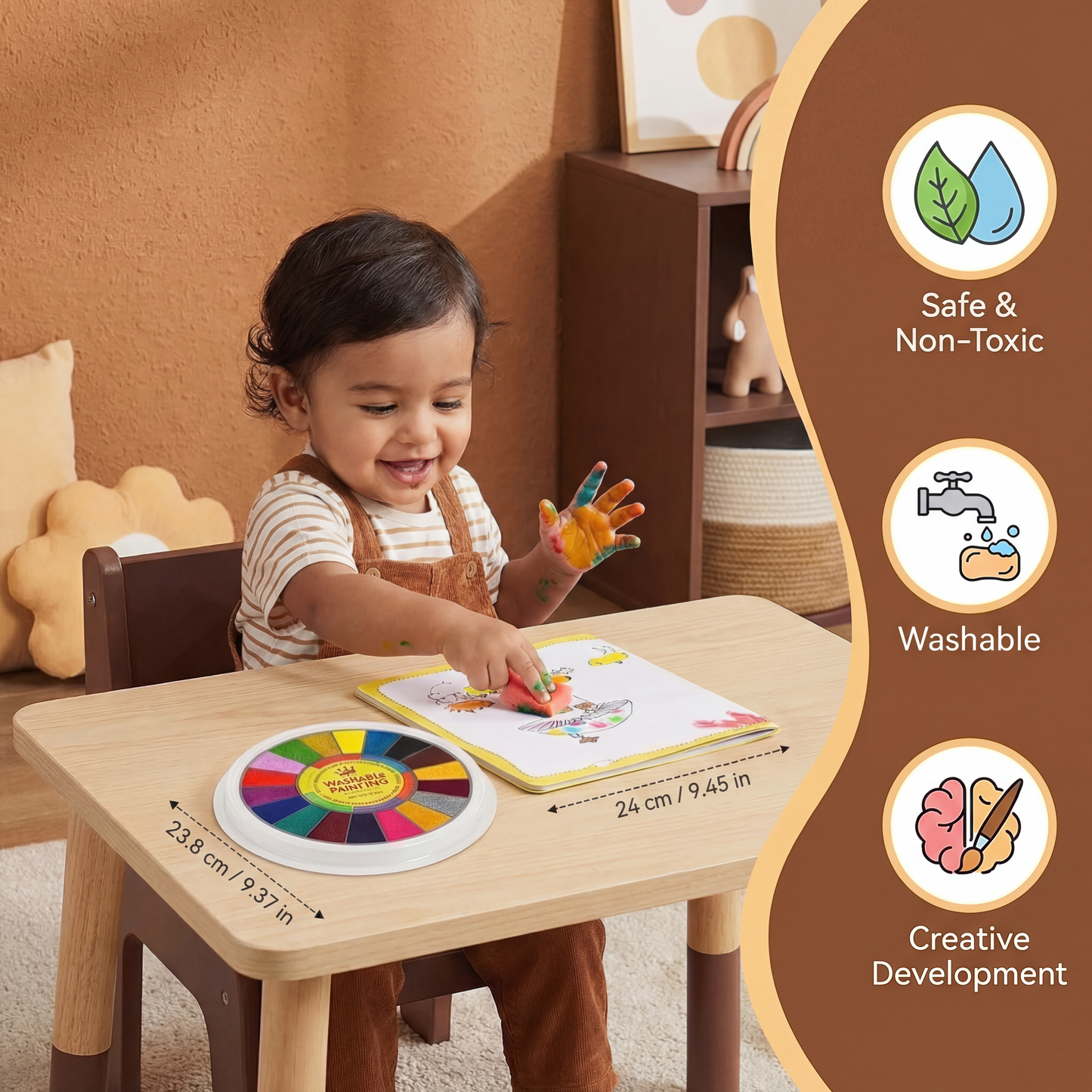 Finger Paint Drawing Set for Children