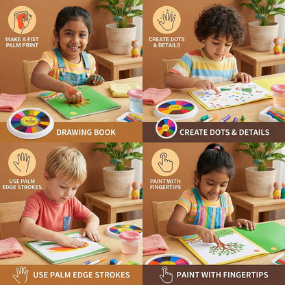 Finger Paint Drawing Set for Children