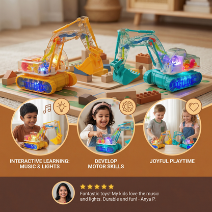 Dancing and Light-Up Musical Excavator