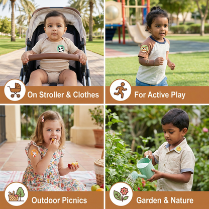 Natural Mosquito Repellent Stickers for Children and Babies (100 Pieces)