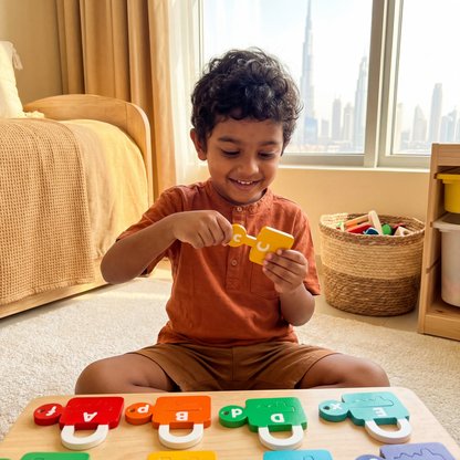 Letters and Math Locks and Keys Learning Game