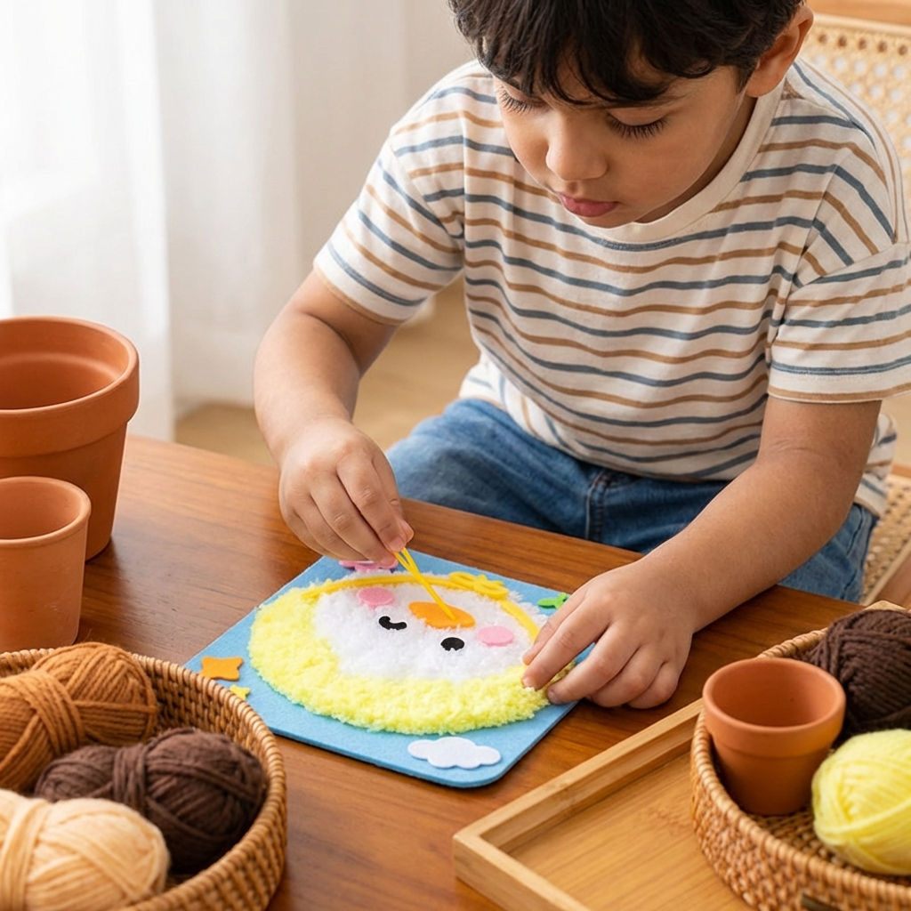 DIY Embroidery Doll Kit