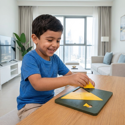 Wooden Tangram Puzzle Game