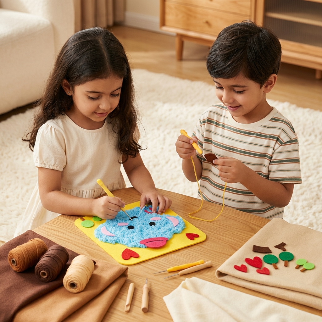 DIY Embroidery Doll Kit