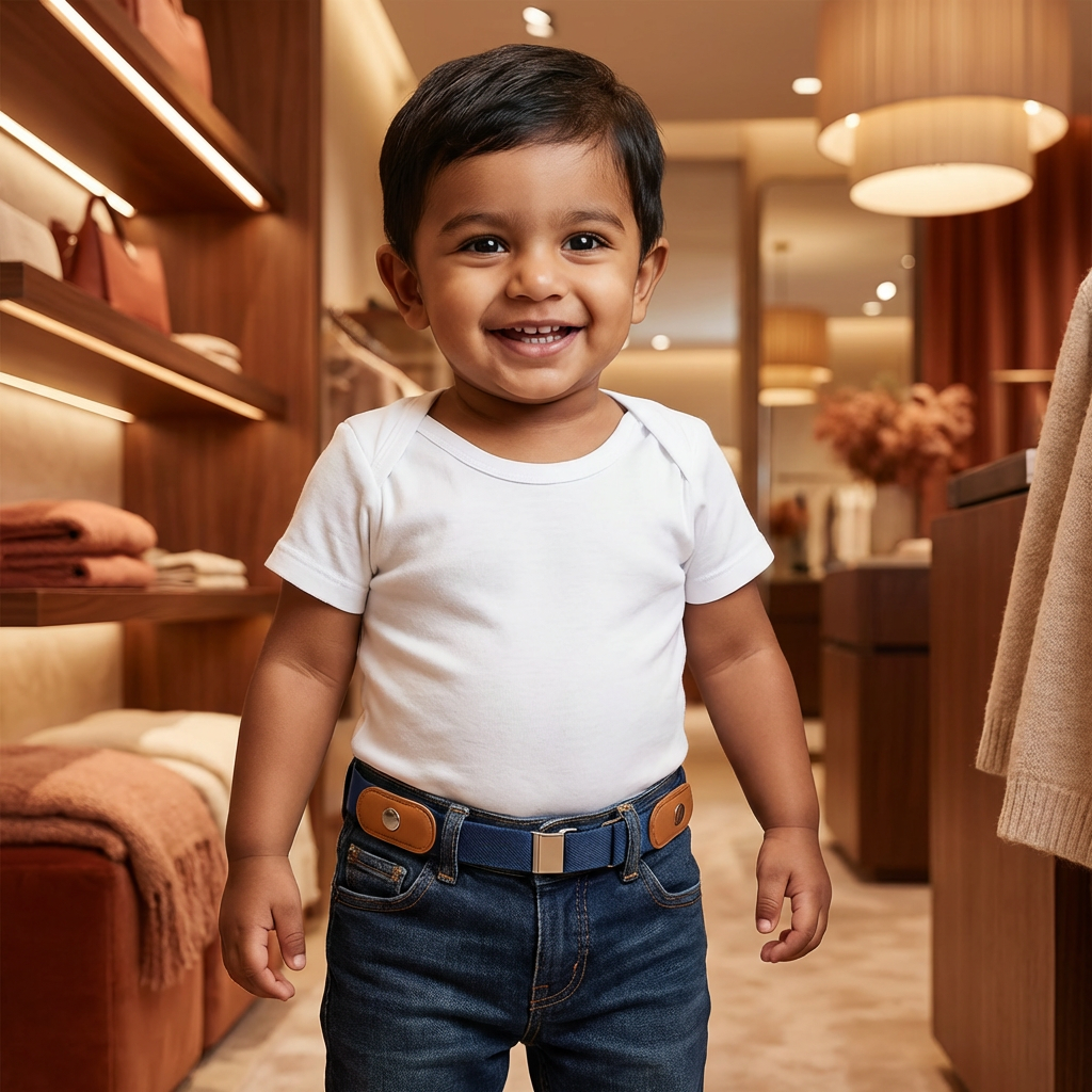 Comfortable Elastic Children's Belts - Suitable for All Ages