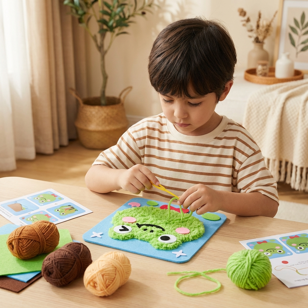 DIY Embroidery Doll Kit