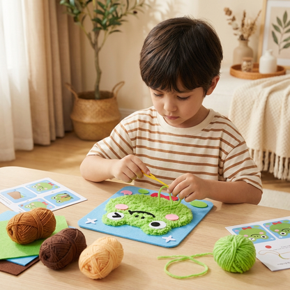 DIY Embroidery Doll Kit