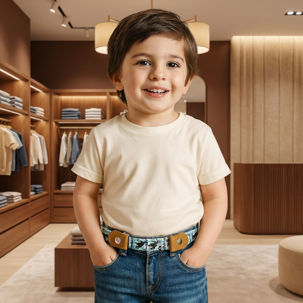 Comfortable Elastic Children's Belts - Suitable for All Ages