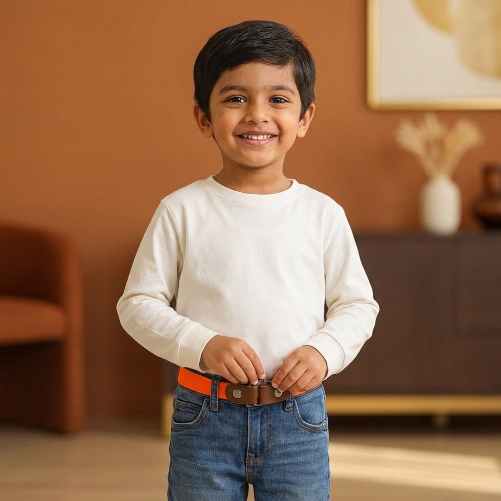 Comfortable Elastic Children's Belts - Suitable for All Ages