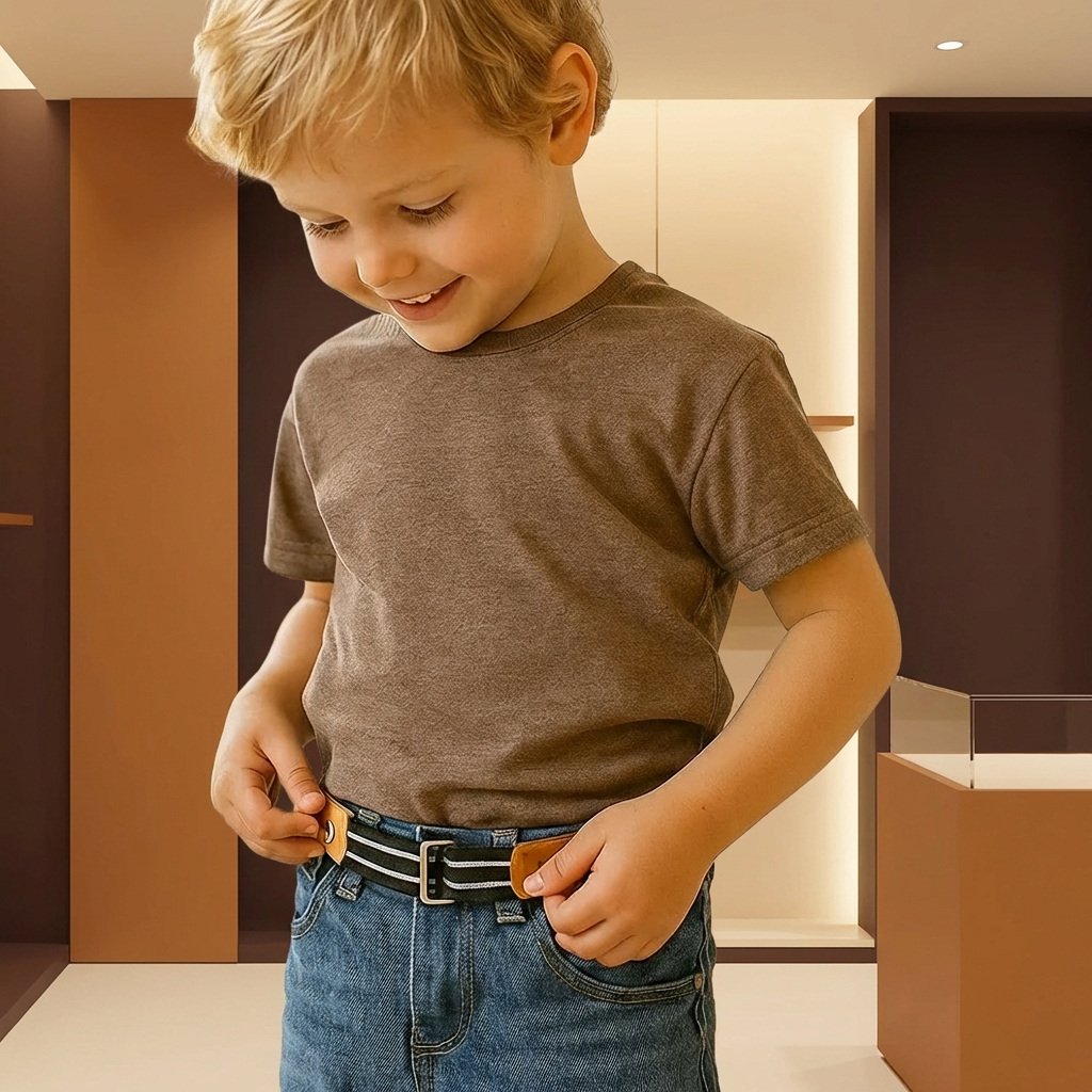 Comfortable Elastic Children's Belts - Suitable for All Ages