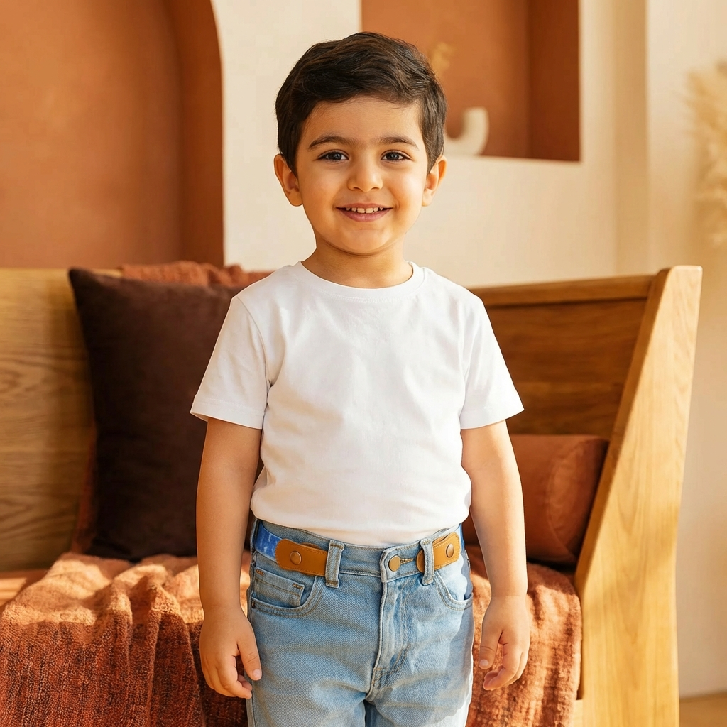 Comfortable Elastic Children's Belts - Suitable for All Ages