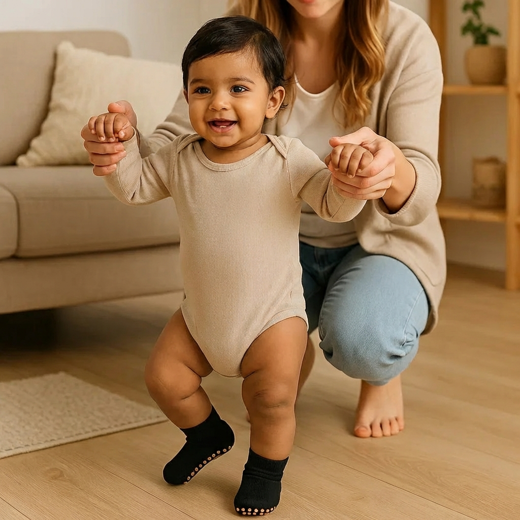 Safe Non-Slip Socks Shoes for Children