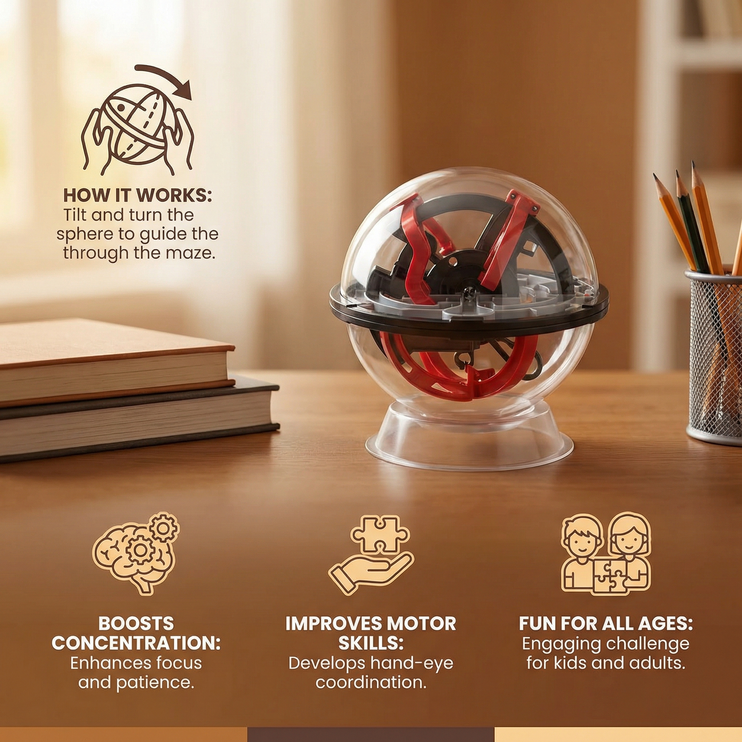 3D Maze Puzzle Ball