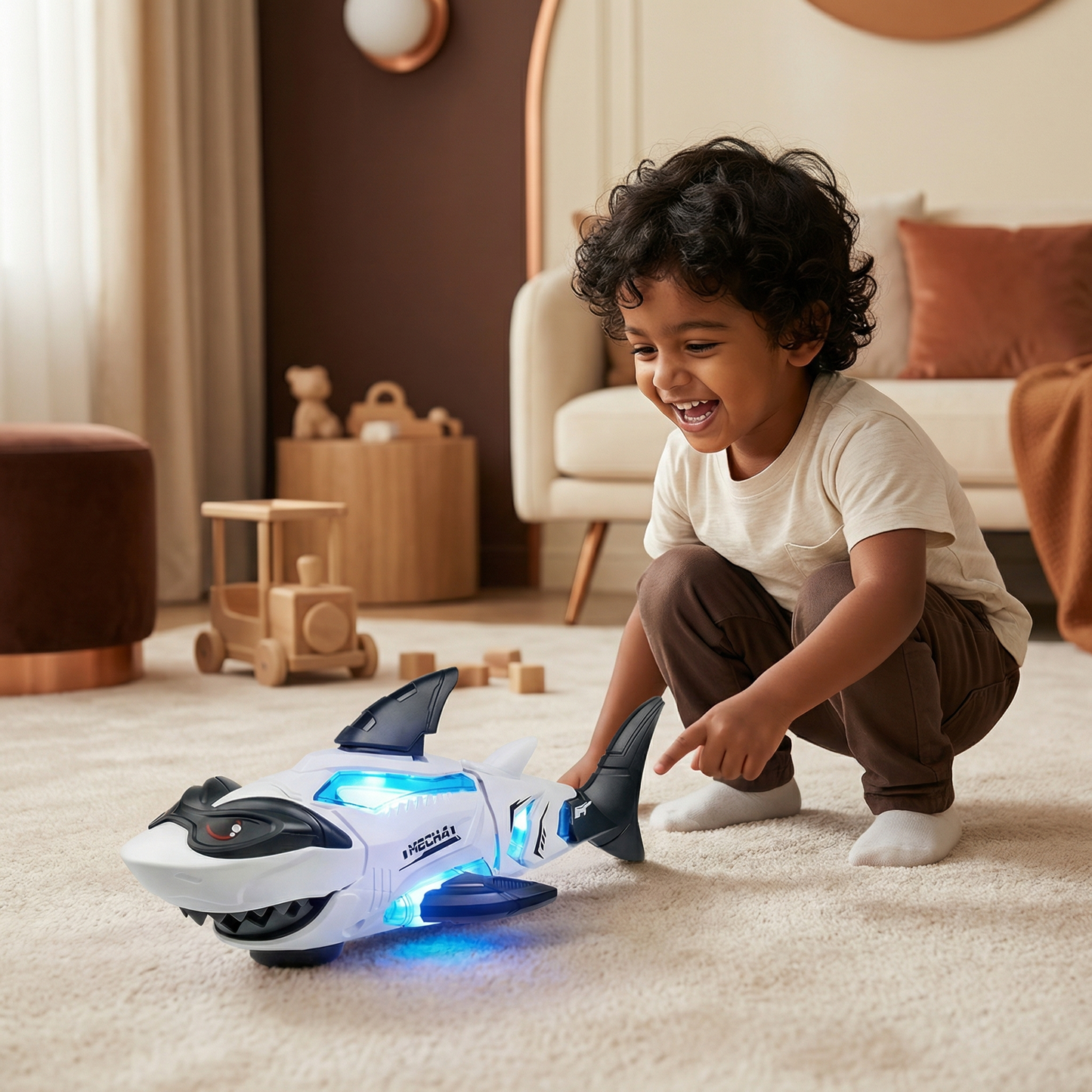 Glowing Musical Shark Children’s Toy