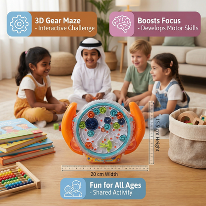 3D Ball Maze Wheel – Skill and Learning Game