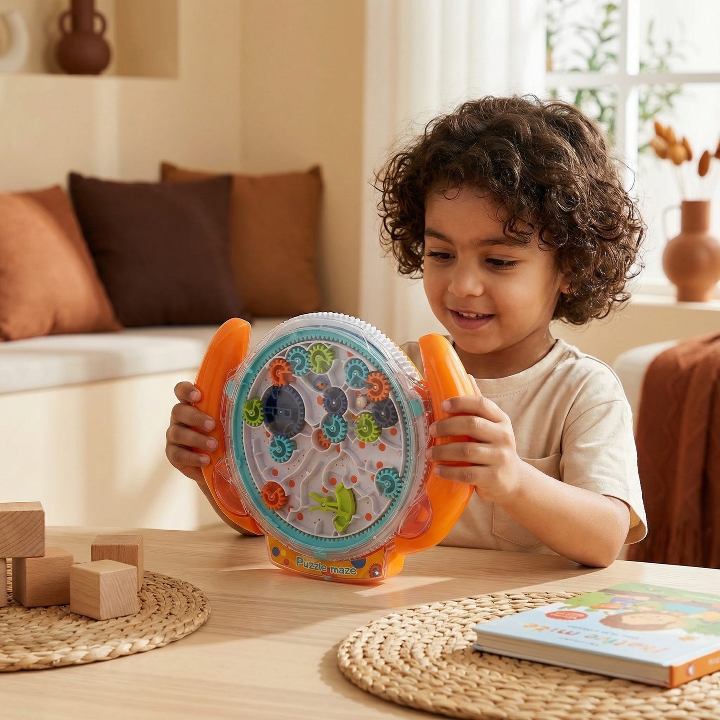 3D Ball Maze Wheel – Skill and Learning Game