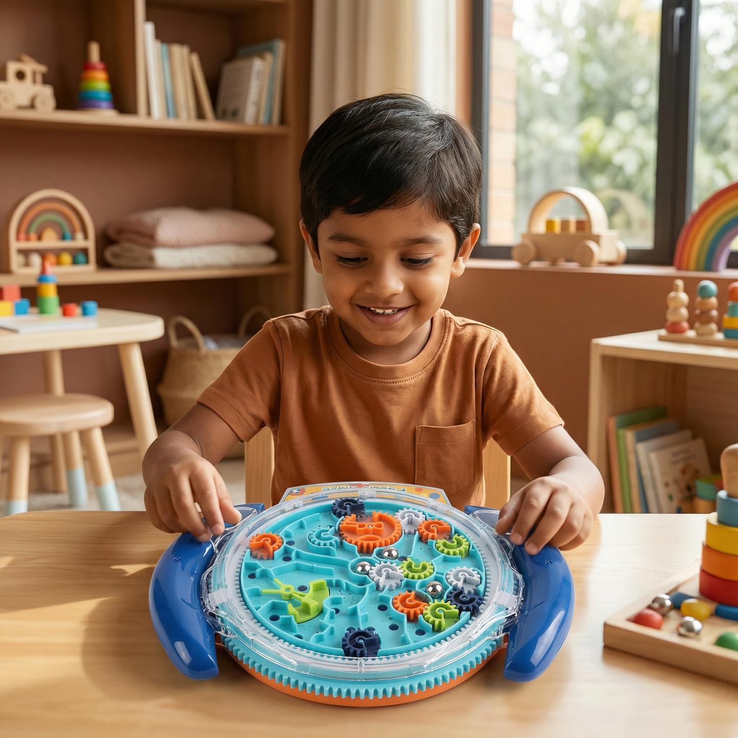 3D Ball Maze Wheel – Skill and Learning Game