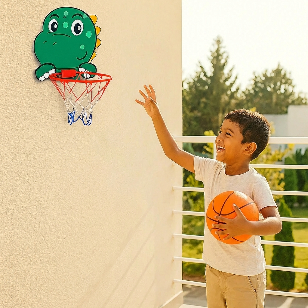 Cute Animal Basketball Set for Kids