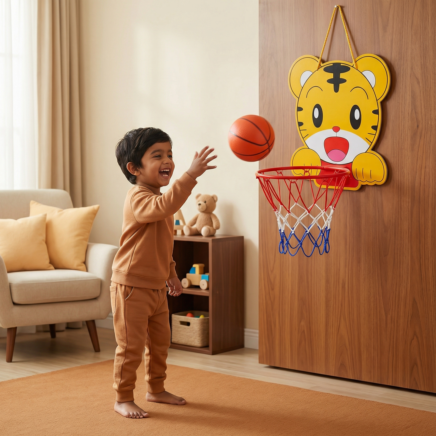 Cute Animal Basketball Set for Kids