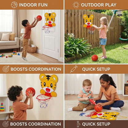 Cute Animal Basketball Set for Kids