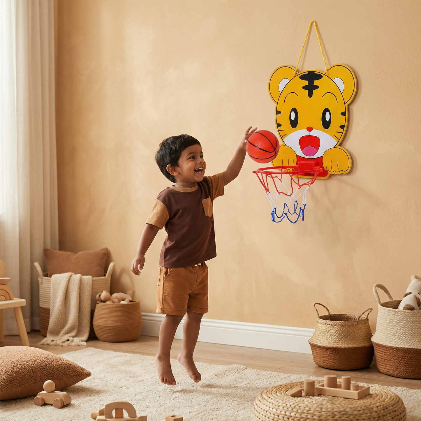 Cute Animal Basketball Set for Kids