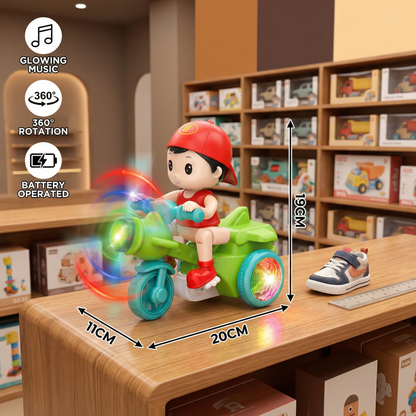 Glowing Music Kids Stunt Scooter Toy