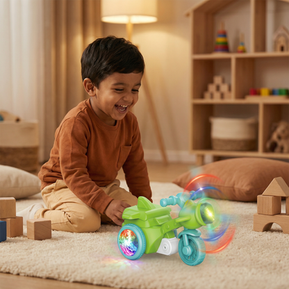 Glowing Music Kids Stunt Scooter Toy