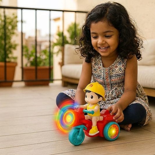 Glowing Music Kids Stunt Scooter Toy