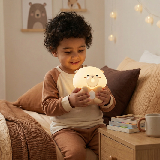 Cute Bubble Otter Silicone Night Light