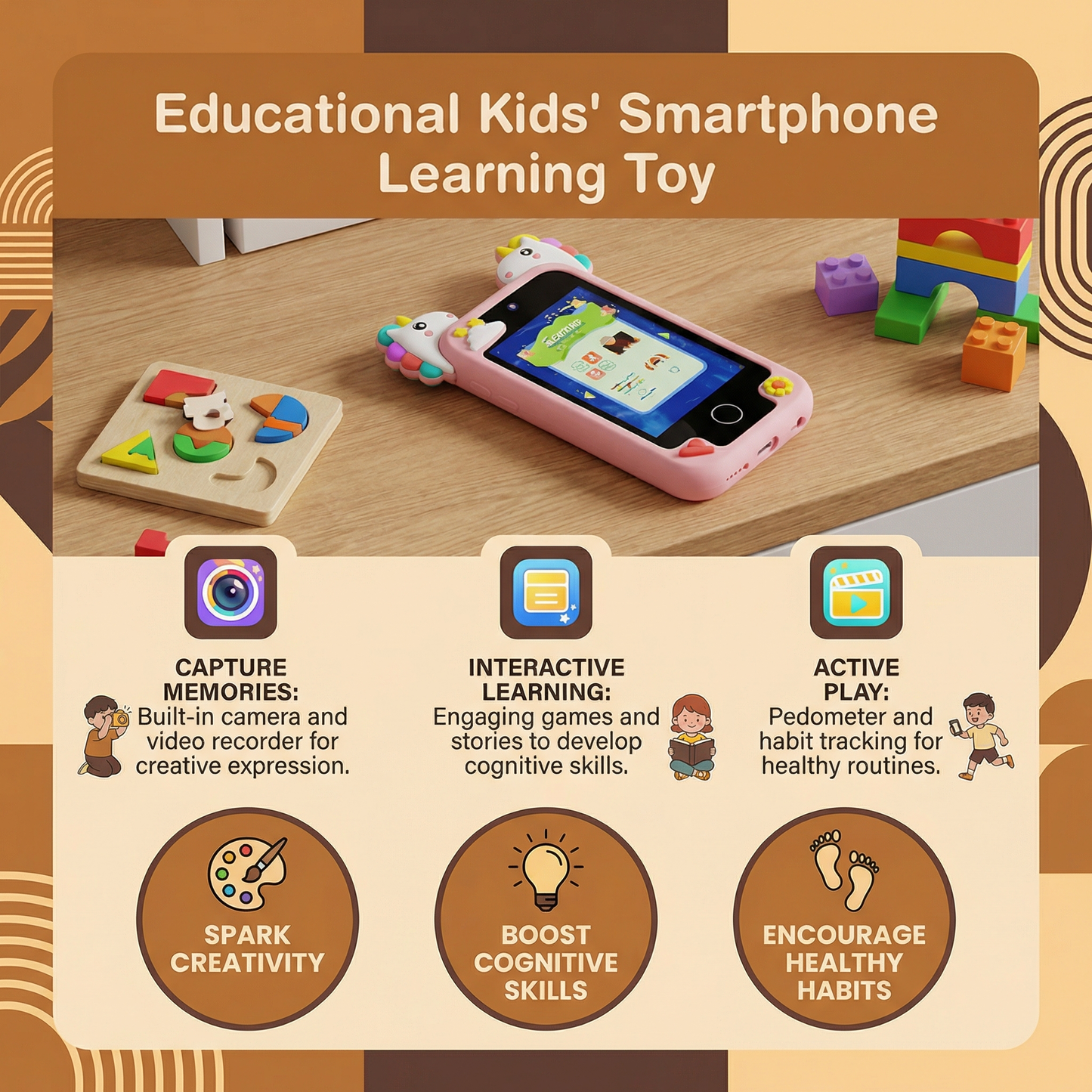 Educational Kids’ Smartphone Learning Toy