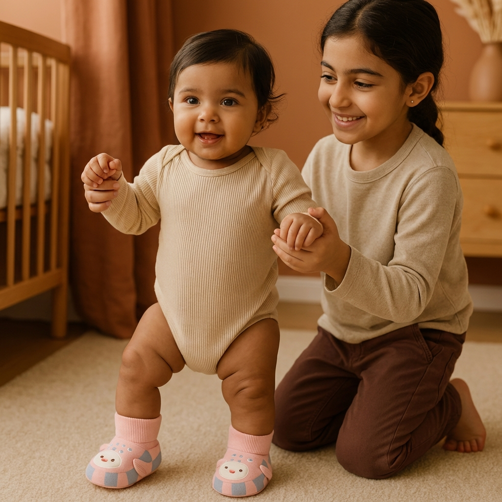 Ultra-Soft Baby Sock Shoes – Warm, Non-Slip & Comfortable