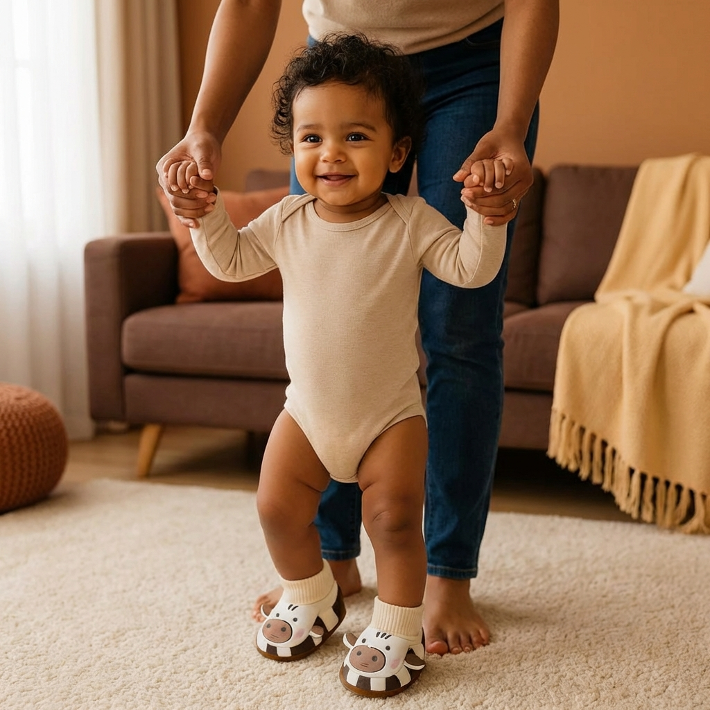 Ultra-Soft Baby Sock Shoes – Warm, Non-Slip & Comfortable