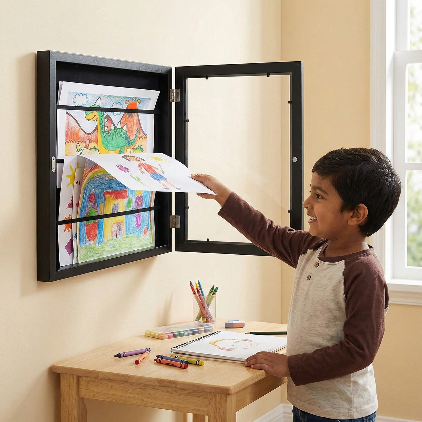 Picture Frame – Holds Up to 150 Drawings