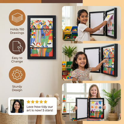 Picture Frame – Holds Up to 150 Drawings